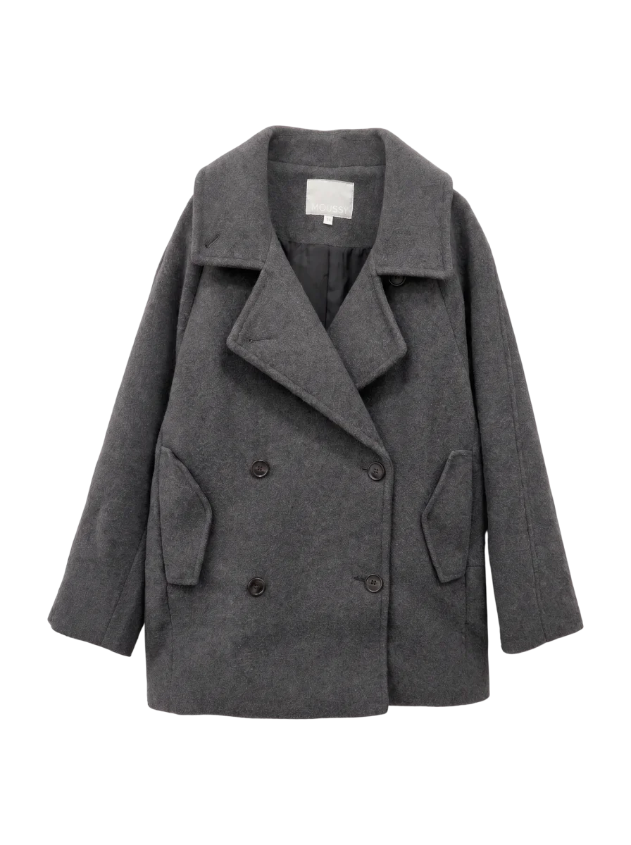 DOUBLE BREASTED MID COAT