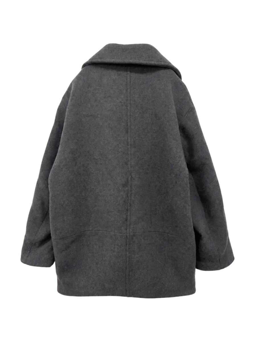 DOUBLE BREASTED MID COAT