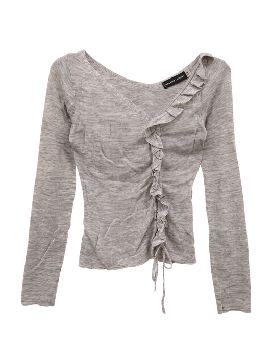 INSILENCE GATHER KNIT TOP