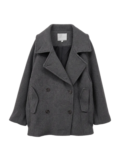 DOUBLE BREASTED MID COAT