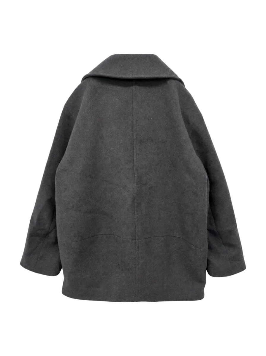 DOUBLE BREASTED MID COAT