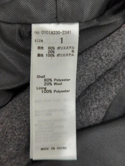 DOUBLE BREASTED MID COAT