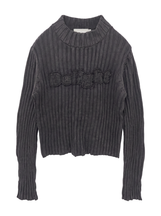 PATCHED LOGO WASH KNIT