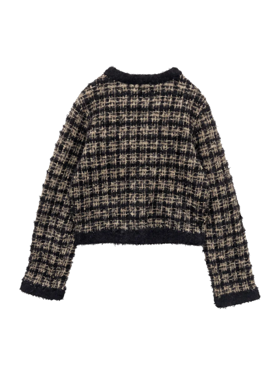 COMPACT KNIT TWEED JACKET