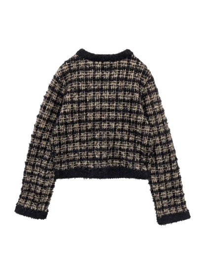 COMPACT KNIT TWEED JACKET