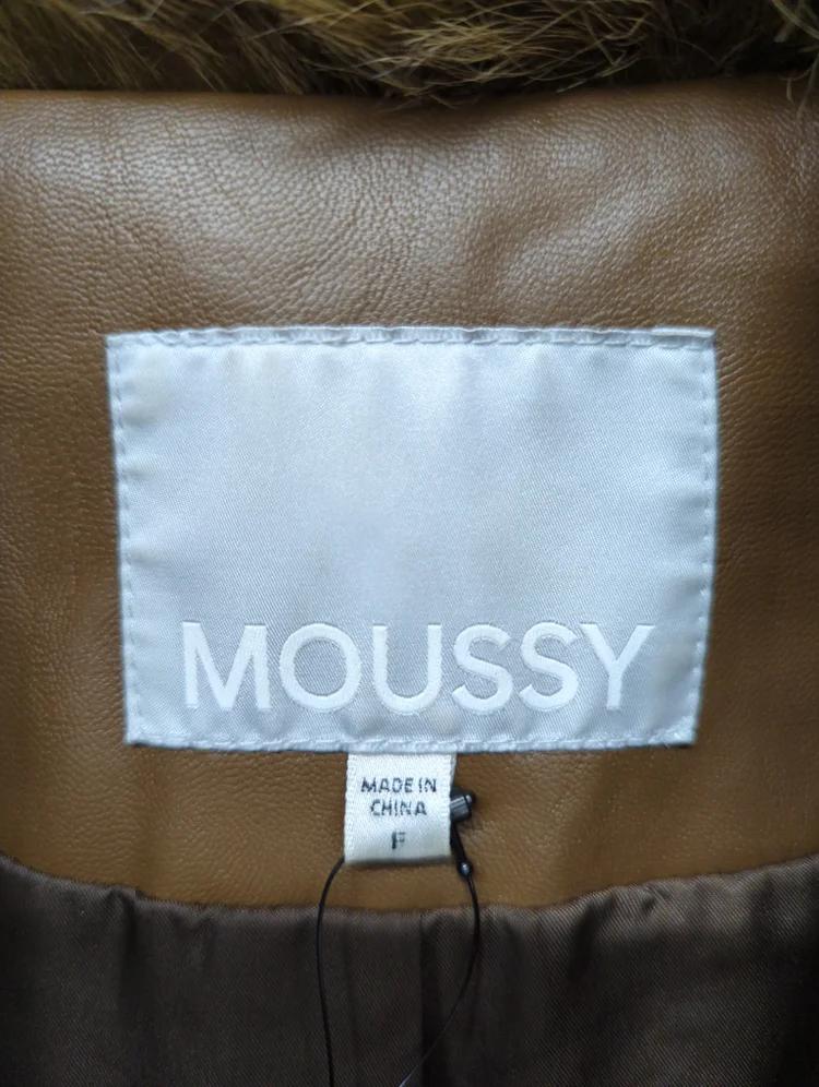 F/FUR STAND COLLAR JACKET