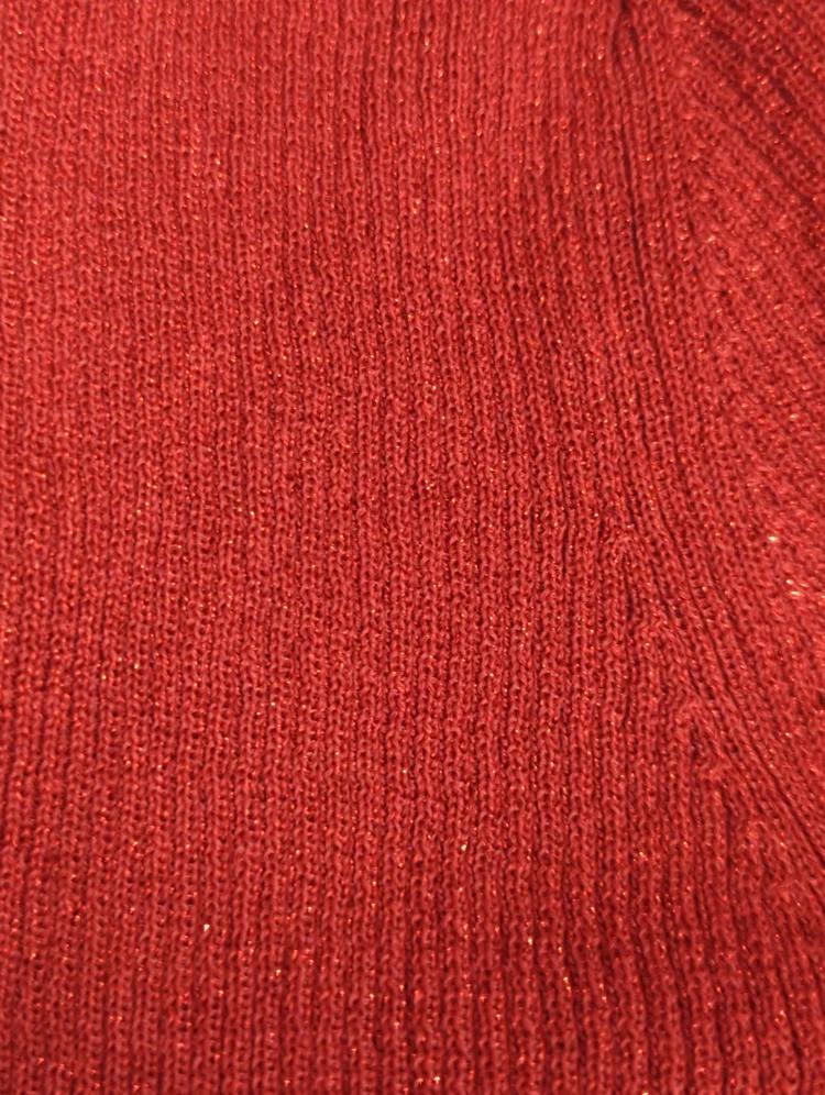 GLITTER TIE KNIT TOP