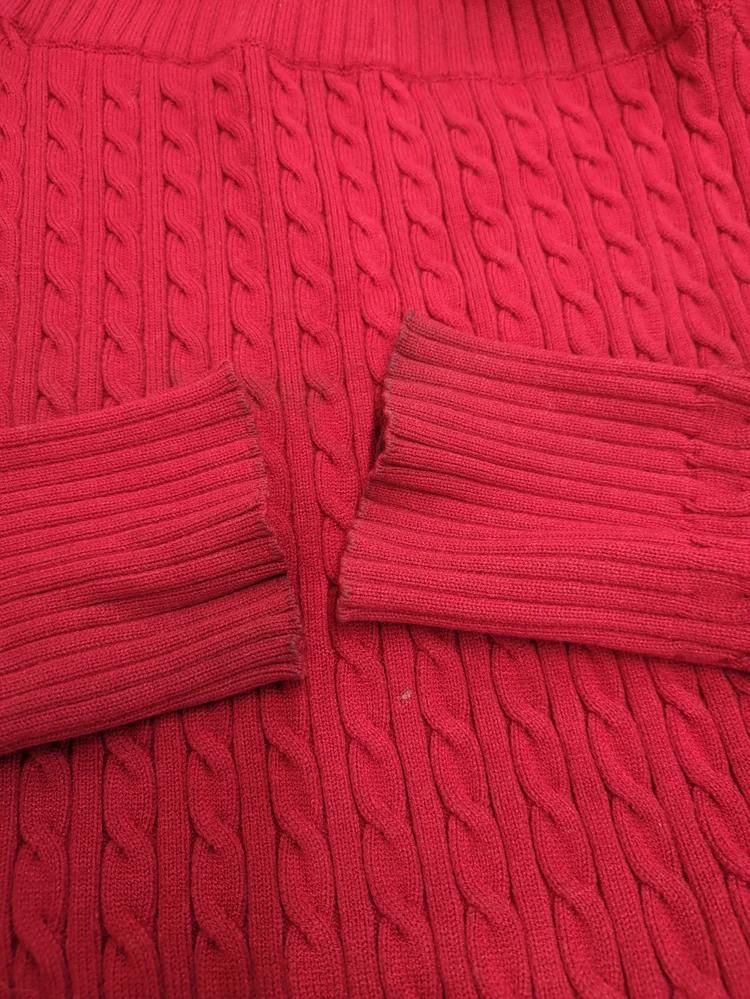 ASYMMETRY SHOULDER CABLE KNIT