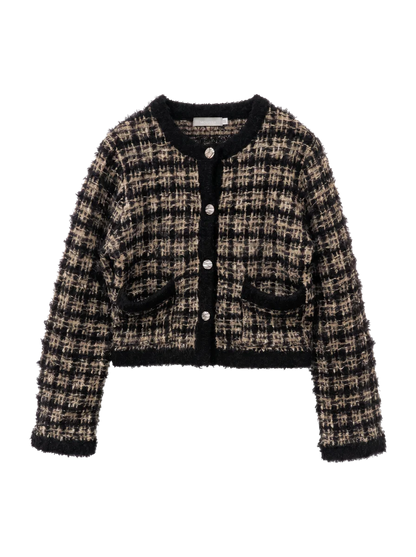 COMPACT KNIT TWEED JACKET