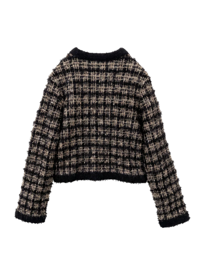 COMPACT KNIT TWEED JACKET