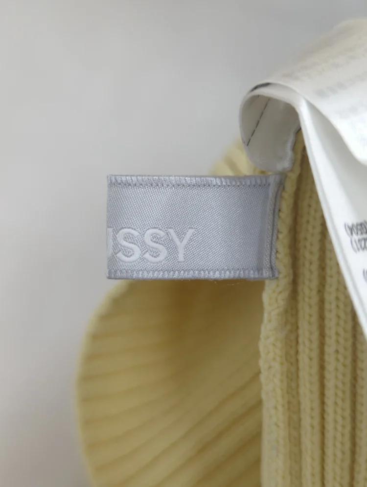 BIG COLLAR ZIP UP KNIT