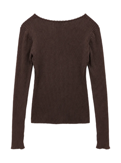 HALTER NECK DOUBLE KNIT TOP