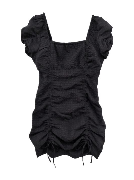 MULTIWAY GATHER MINI DRESS
