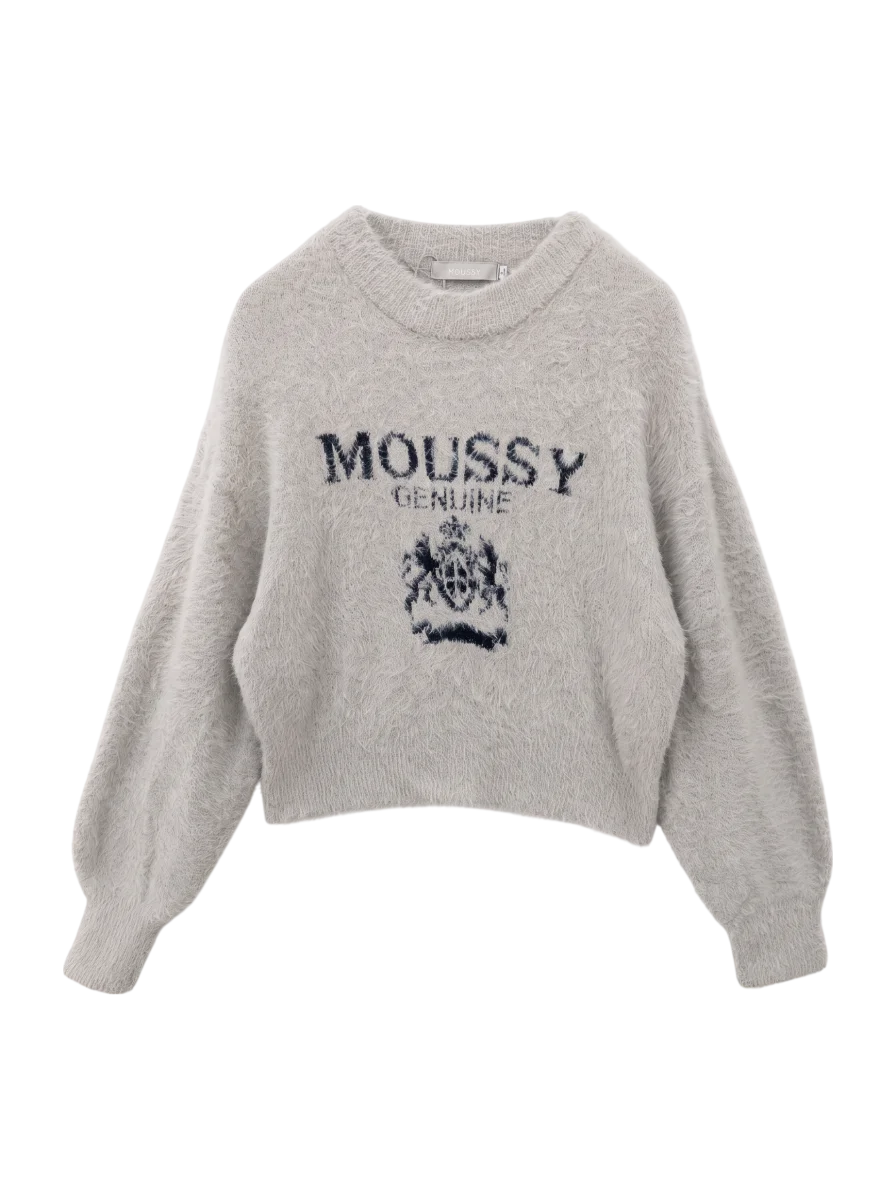 FLUFFY MOUSSY KNIT TOP