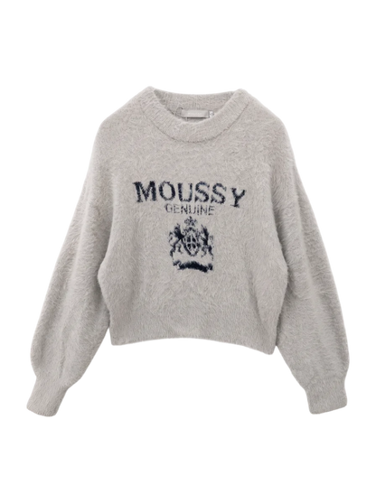 FLUFFY MOUSSY KNIT TOP