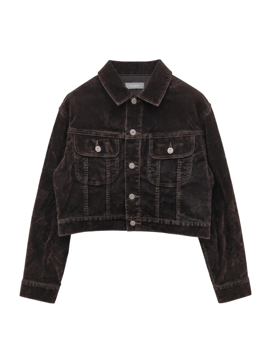 VELVET SHORT JACKET