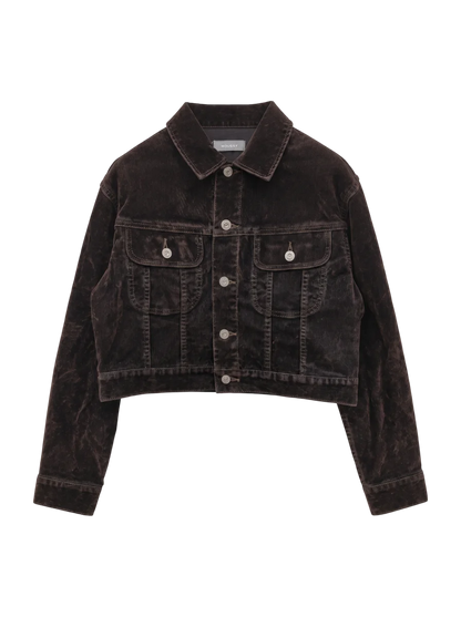 VELVET SHORT JACKET