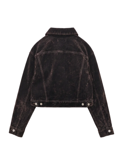 VELVET SHORT JACKET