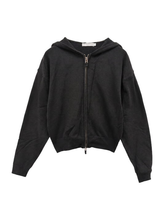 ZIP UP PARKA & PLEATED MINI SK