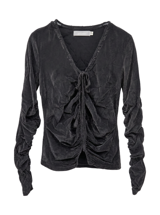 SHEER VELOUR CARDIGAN
