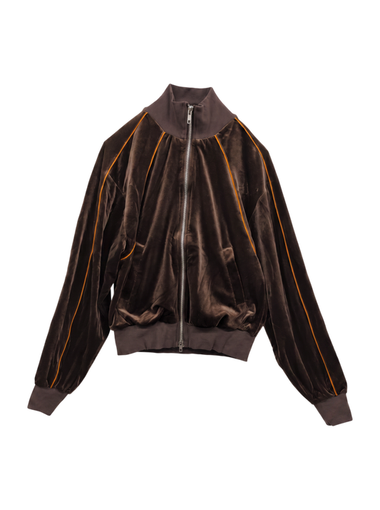 VELOUR TRACK TOP