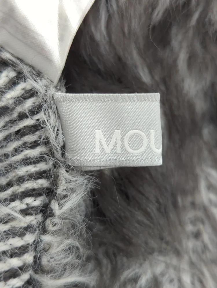 FAUX FUR KNIT CROP TOP