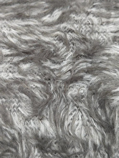FAUX FUR KNIT CROP TOP