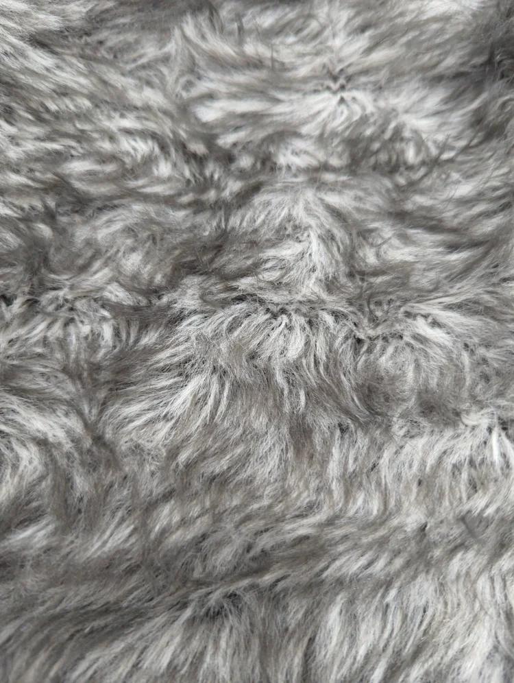 FAUX FUR KNIT CROP TOP
