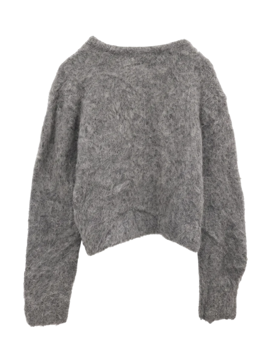 FRONT RIBBON CARDIGAN