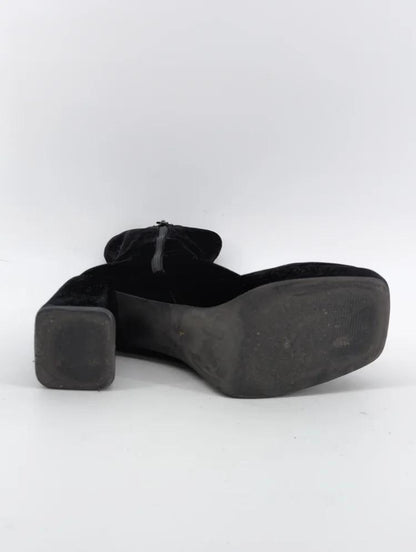 STRETCH BLOCK HEEL BOOTS