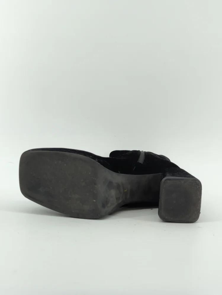 STRETCH BLOCK HEEL BOOTS
