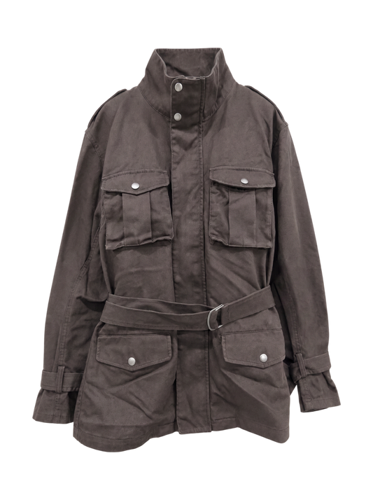 BELTED CARGO JACKET