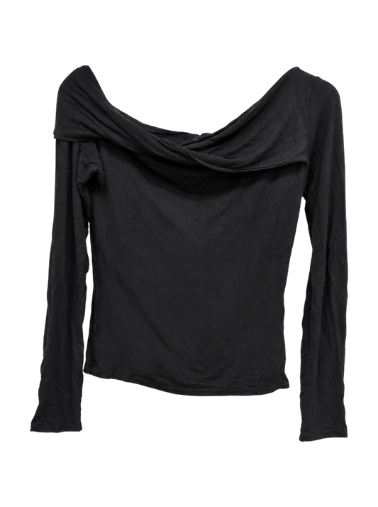 ASYMMETRY TWIST NECK TOP