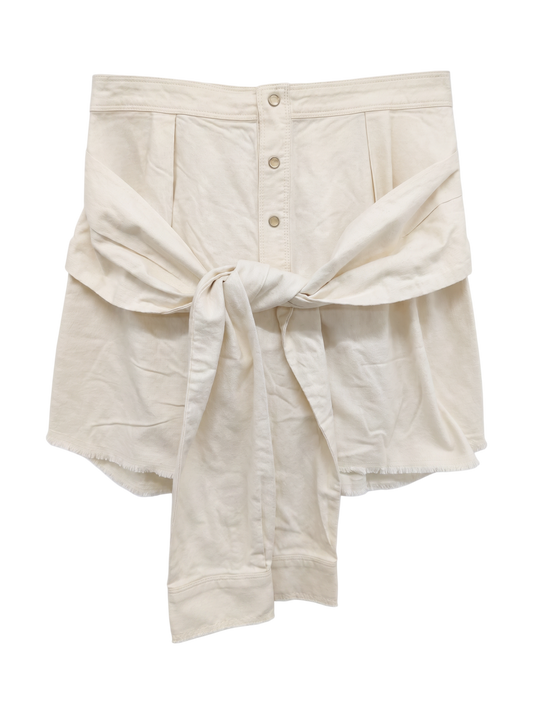 BLEACH CHECK SKIRT