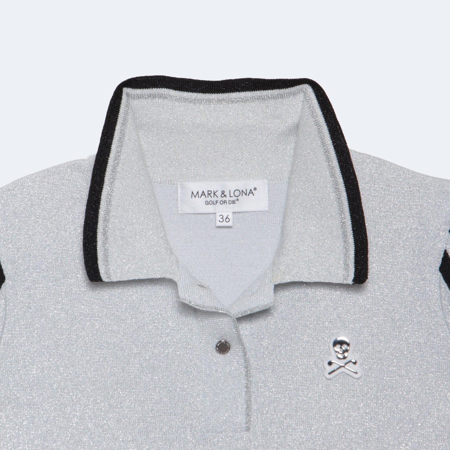 Romance Sparkly Knit Polo | WOMEN