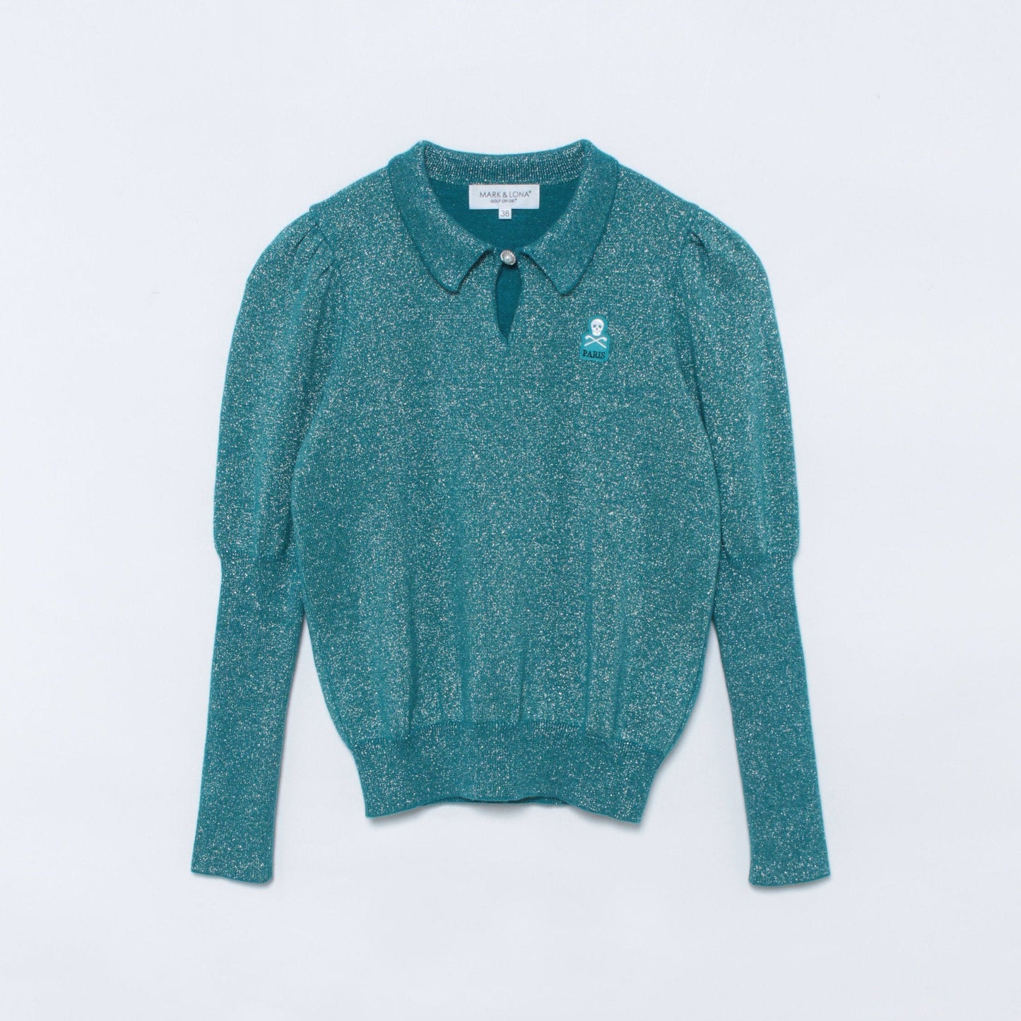 Ecrin Puff sleeve Knit Polo | WOMEN