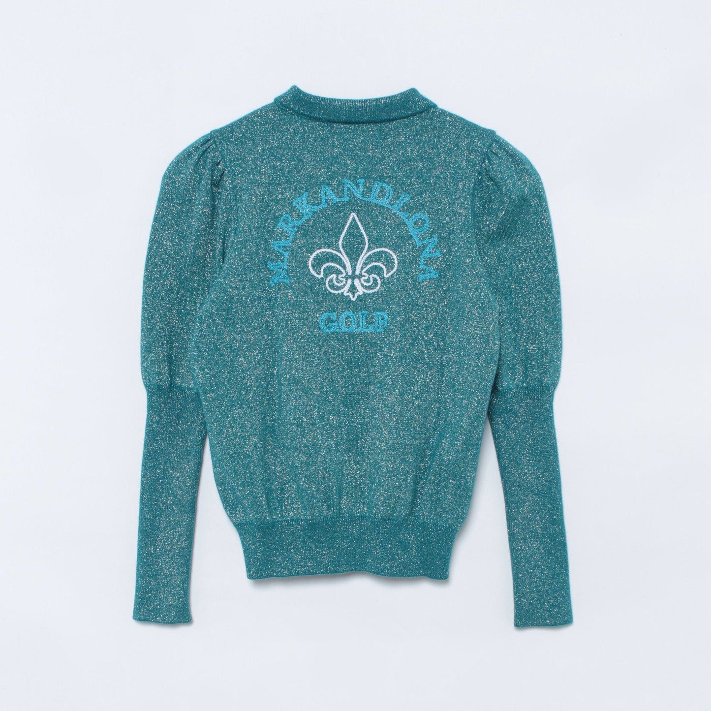 Ecrin Puff sleeve Knit Polo | WOMEN