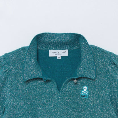 Ecrin Puff sleeve Knit Polo | WOMEN