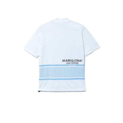 Louver Mock Neck Tee | MEN