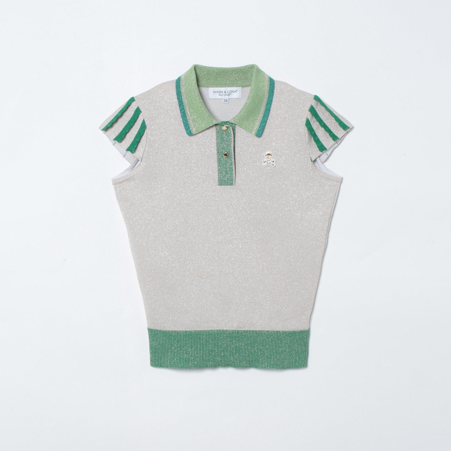 Romance Sparkly Knit Polo | WOMEN