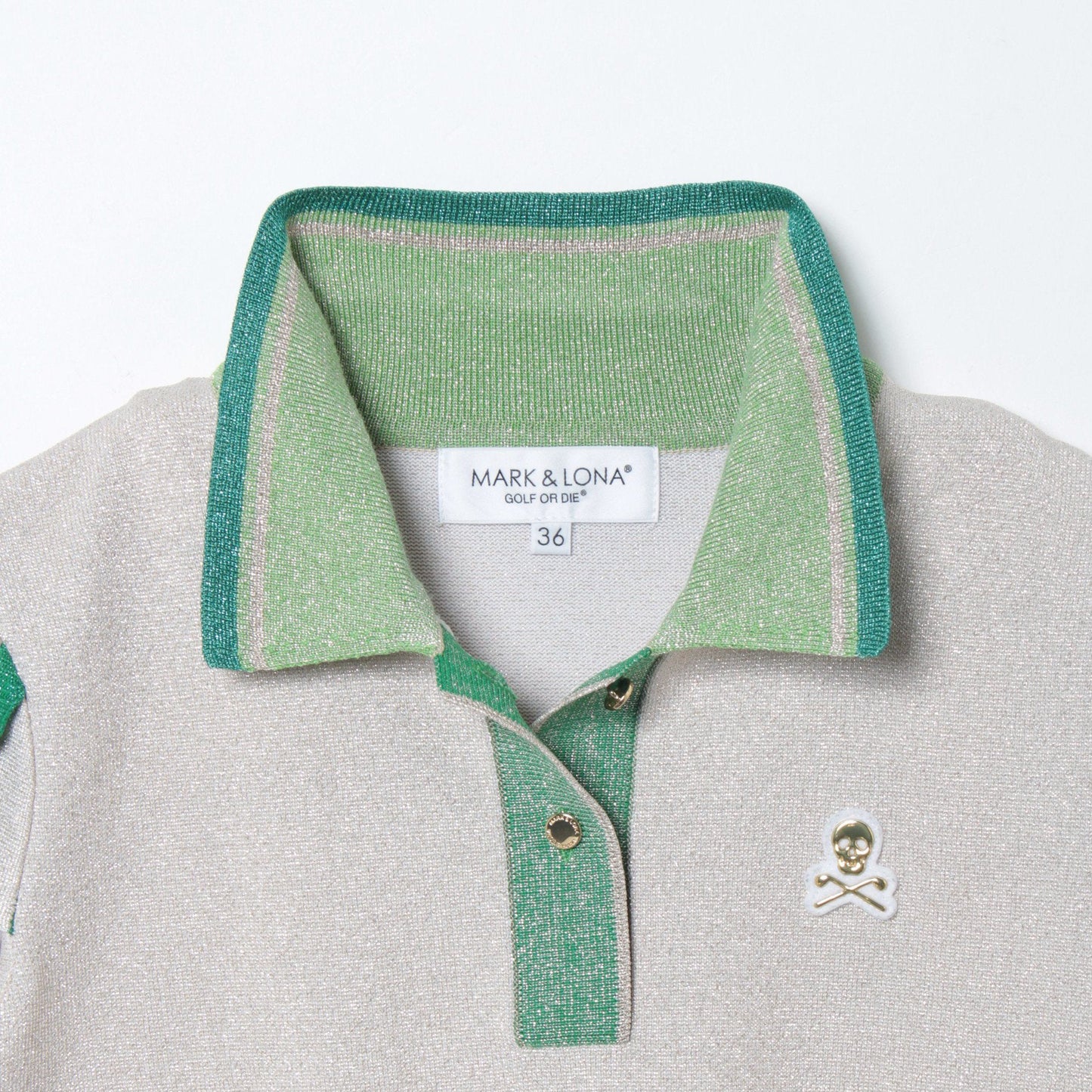 Romance Sparkly Knit Polo | WOMEN