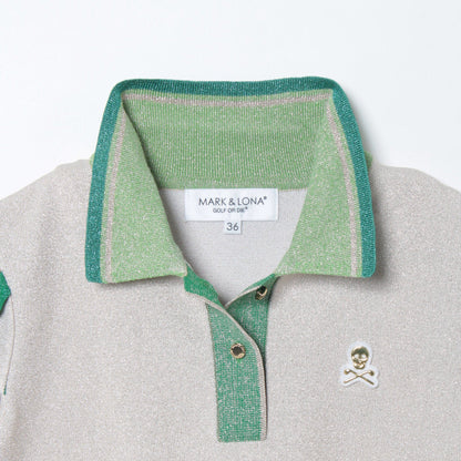 Romance Sparkly Knit Polo | WOMEN