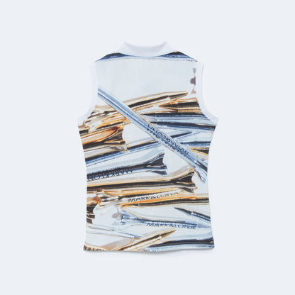 Dimention Camo Sleeveless Polo | WOMEN