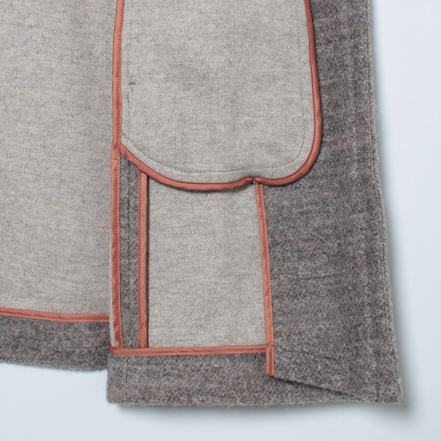 ループジャージーノーカラーコーディガン