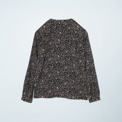 リバティ バードソングプリント キーネックブラウス