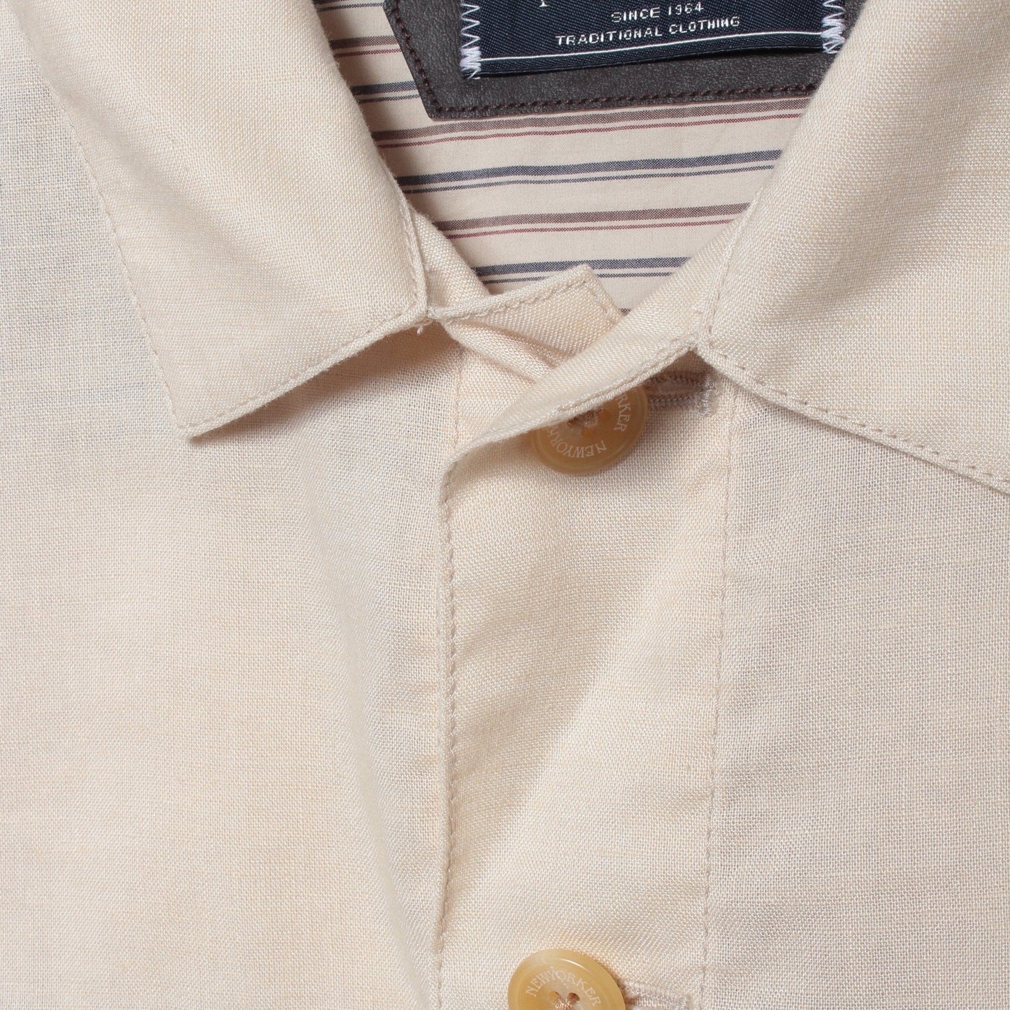 【ウォッシャブル】ポリエステル麻キャンバス ナチュラルワッシャー トラッカーブルゾン