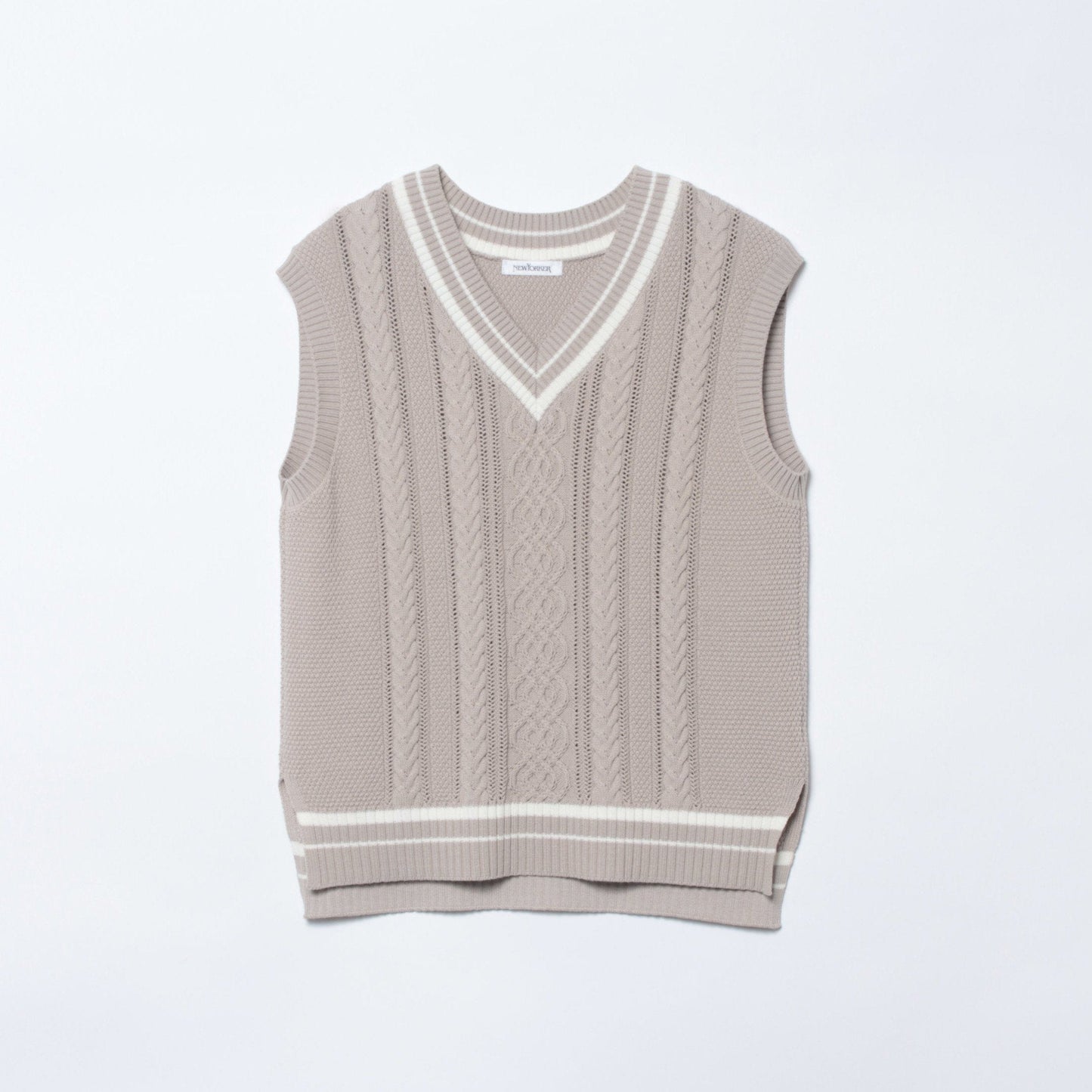 リリヤーンケーブル チルデンニットベスト