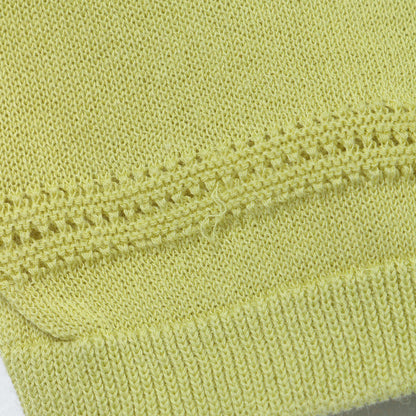 【ホールガーメント】コットンアセテート天竺 7分袖カーディガン