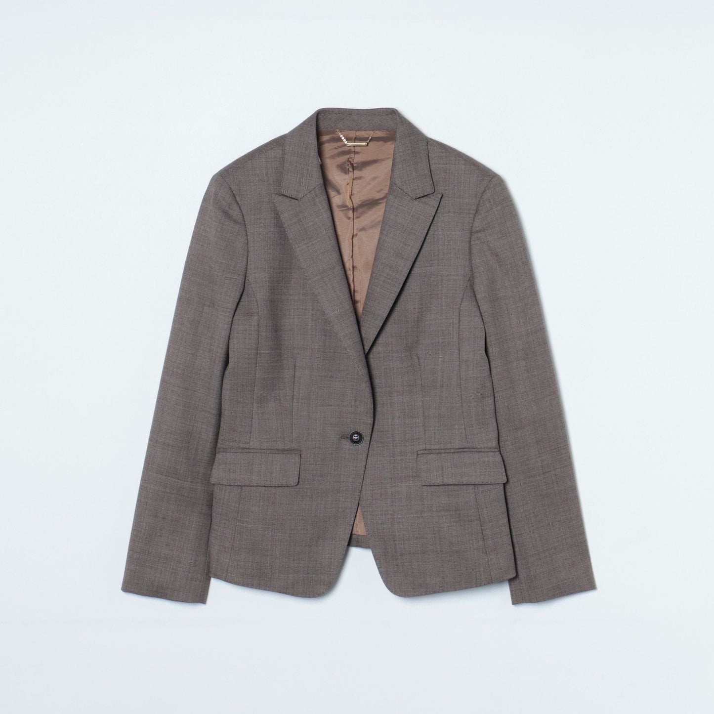 プレステージスーツ シャークスキン 1釦セミピークドラペルジャケット