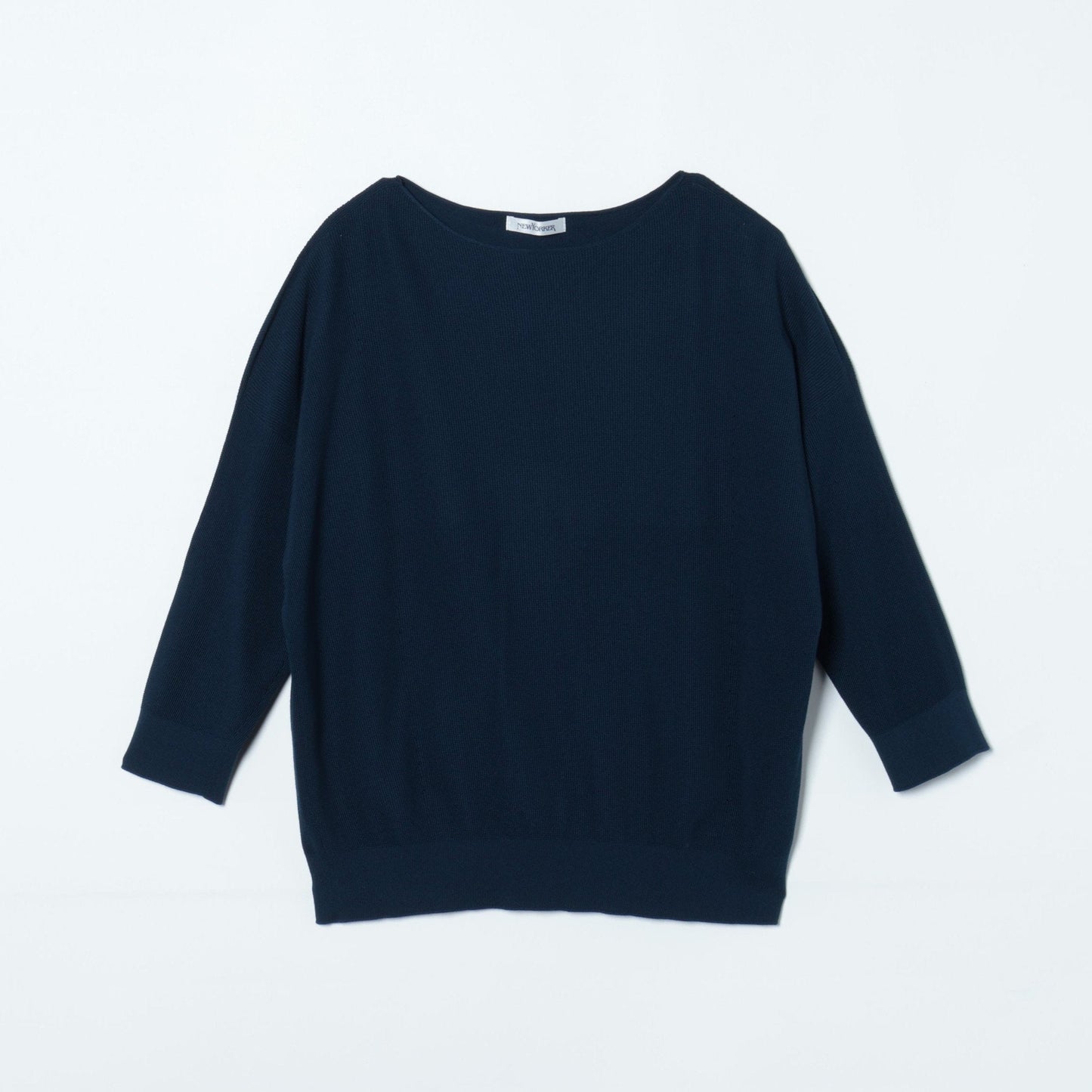 【L】TCホールガーメント 7分袖ニットプルオーバー